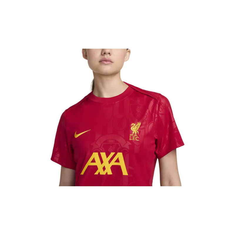 Nike Liverpool Fc Academy Pro Women's Nike Dri FIT Soccer Pre Match Short Sleeve Top-3