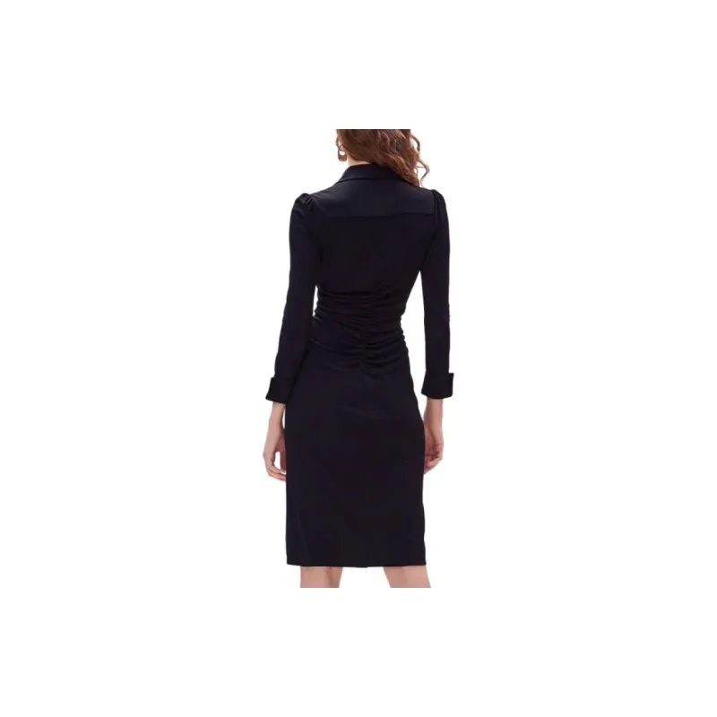 DVF Diane Von Furstenberg FW23 Long Sleeved Dresses Women's Black-2
