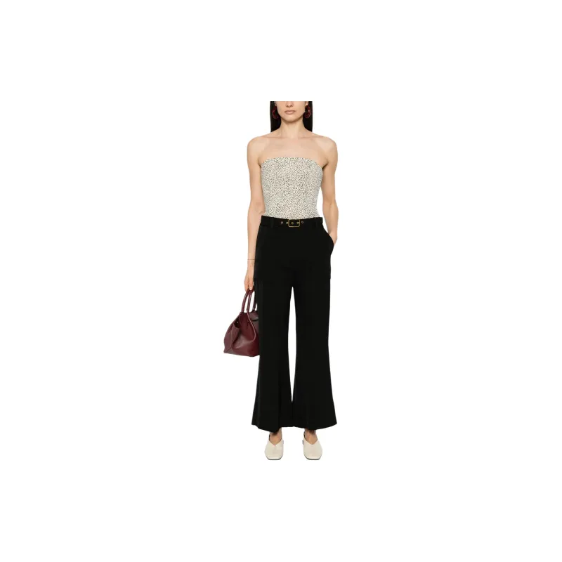Zimmermann SS24 Casual Pants Women's Black-1