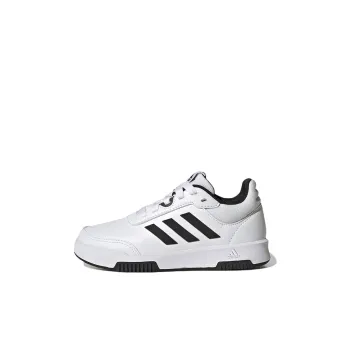 Adidas Neo Tensaur Sport Training Lace K Anti Slip Wear Resistant Low Top Kids' Skateboarding Shoes White Black Kids'