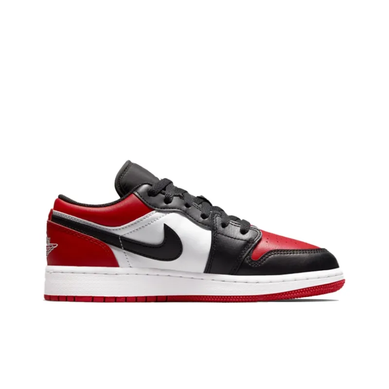 Jordan 1 Low Bred Toe GS-1