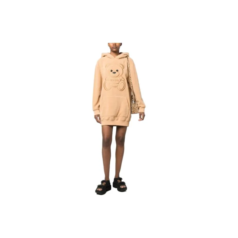 MOSCHINO Long-Sleeved Dresses Women's Beige Yellow-1