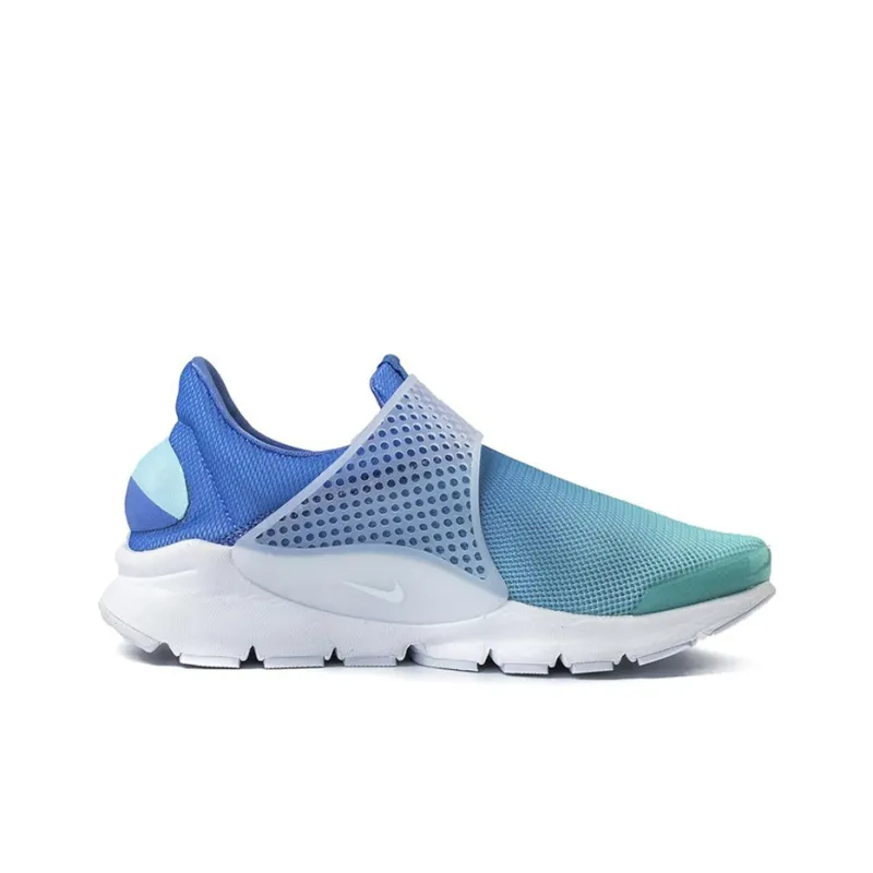 Nike Sock Dart Cushioning And Breathable Low Top Kids Lifestyle Shoes Gradient Blue Teenagers-1