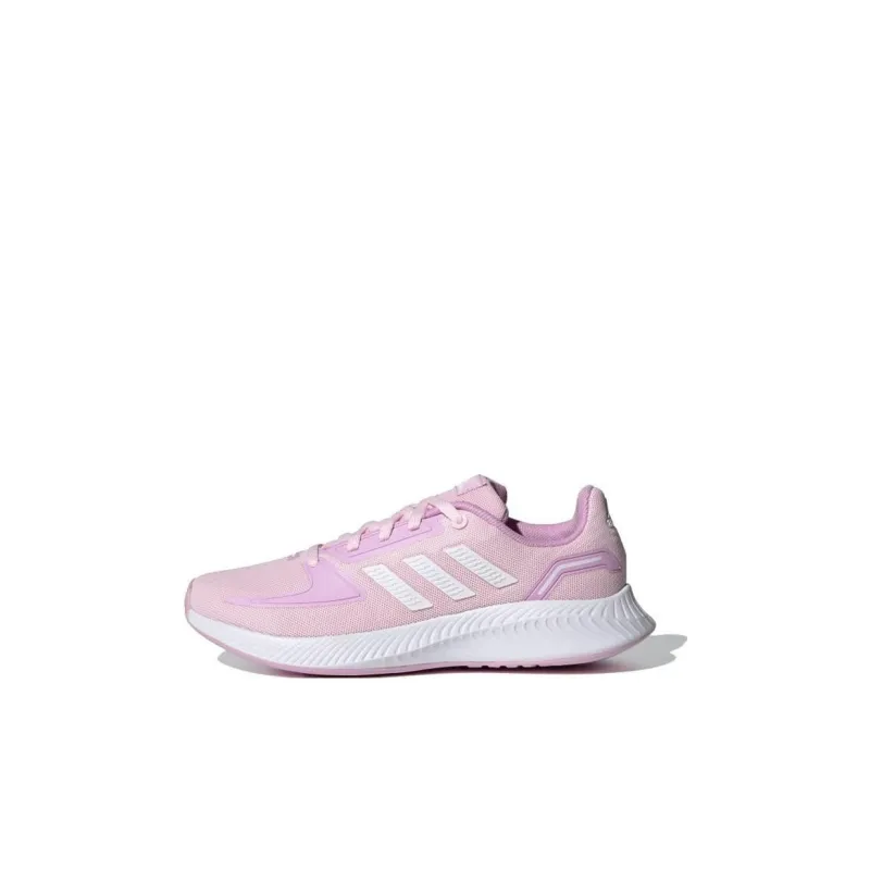 Adidas Neo Runfalcon 2.0 2.0 K Breathable Low Top Kids' Running Shoes Pink White Kids'-0