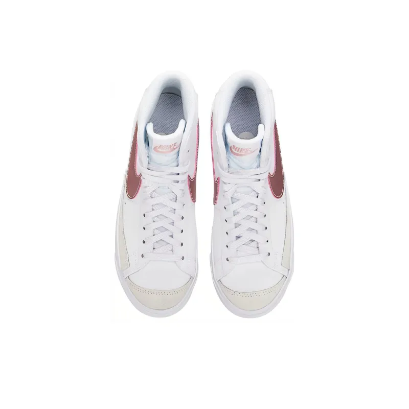 Nike Blazer Mid 77 GS White Pink Glaze-3