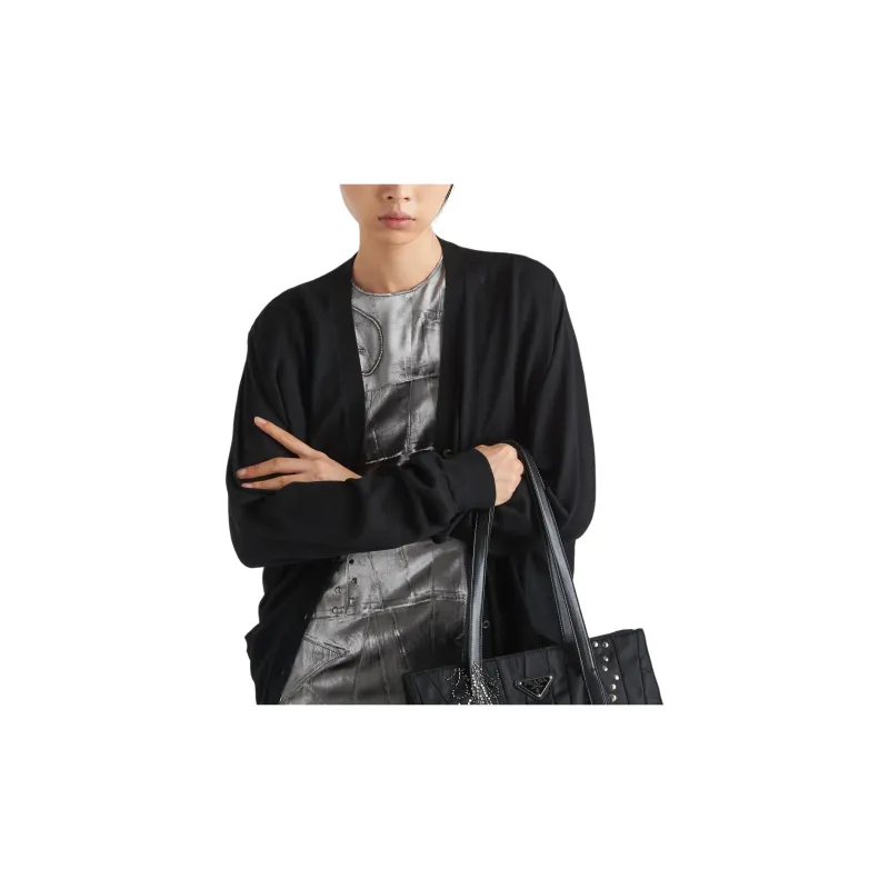 PRADA SS24 Knitwear Women's Black-3