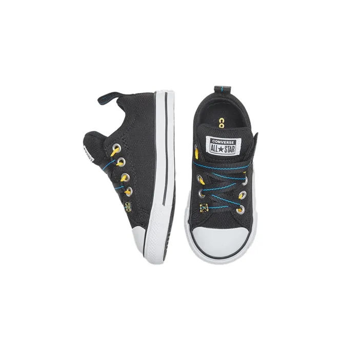 Converse Chuck Taylor All Star Easy On Easy Off Low Top Toddler Shoes Black Baby-4