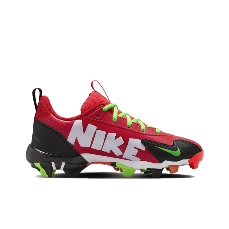 Nike Force Trout 9 Keystone Cushioning, Wear Resistant Kids' Training Shoes Red Yellow Teenagers-1