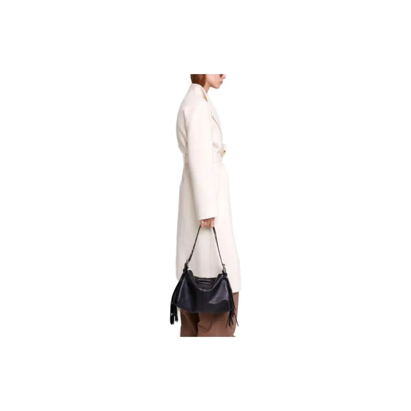 Maje Belted Single-breasted Coat-3