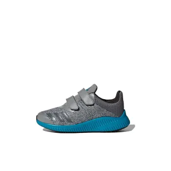 Adidas Fortarun Wide Cf K Wear-Resistant Athletic Shoes Gray Blue Multicolor Kids'