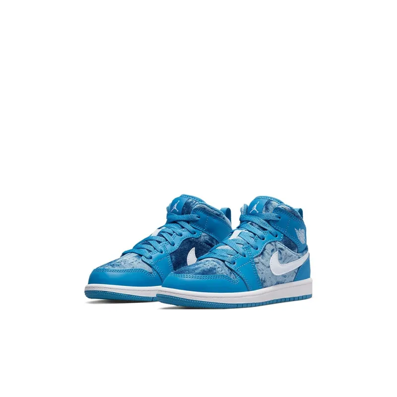 Jordan 1 Mid PS Washed Denim-2