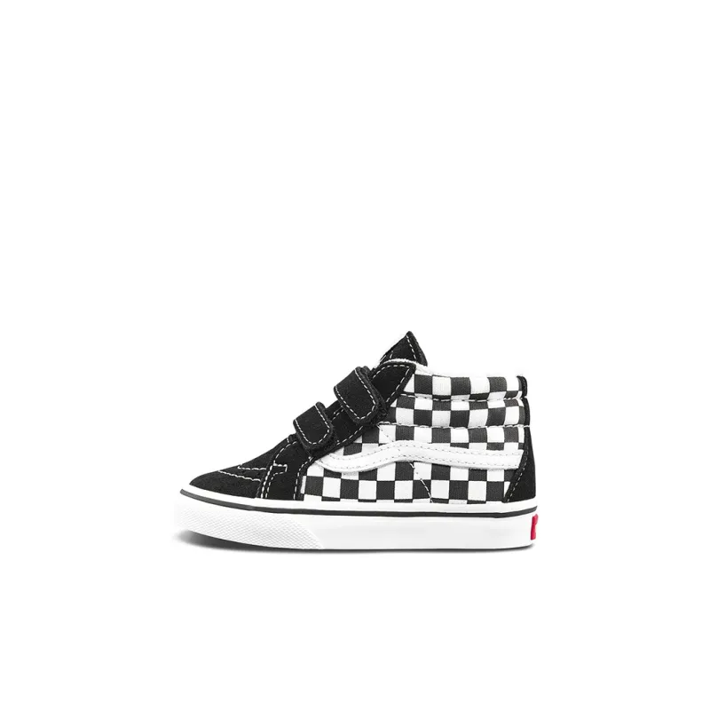 Vans Sk8  -Mid Reissue V Toddler 'Checkerboard - Black White'-0