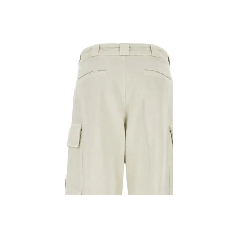 PRADA Mid-Rise Wide-Leg Cargo Trousers-5