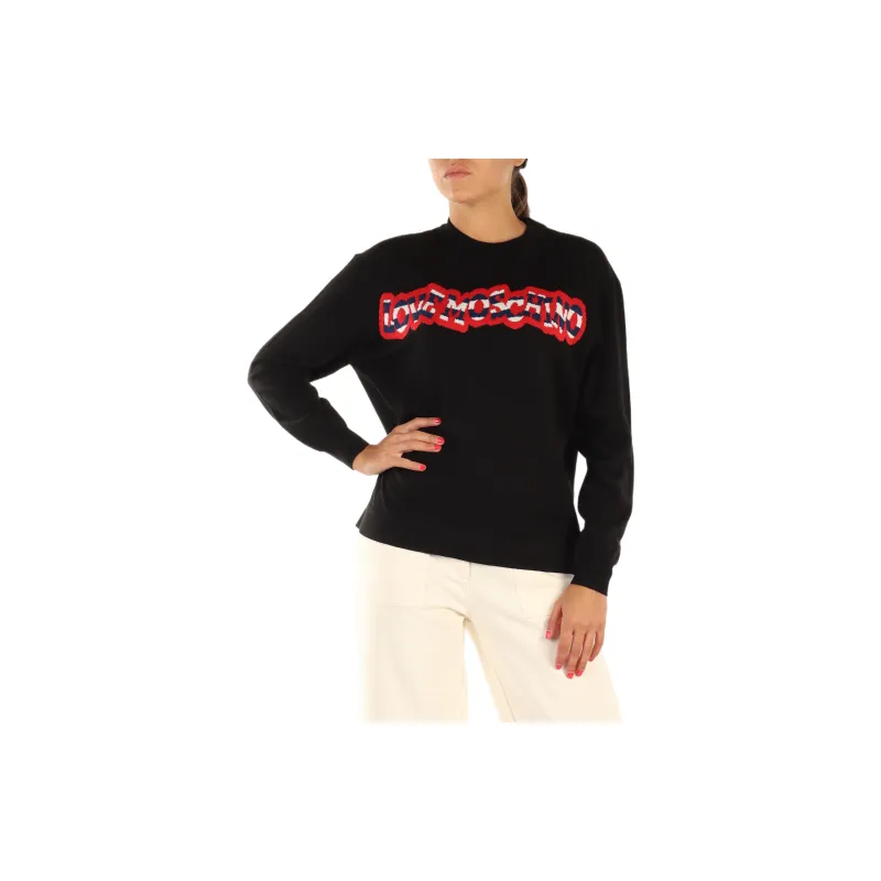 LOVE MOSCHINO FW22 Sweater Women's Black-2