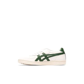 Onitsuka Tiger GSM Anti Slip Wear Resistant Low Top Skateboard Shoes White Green Children Aged 3 7 Years Old