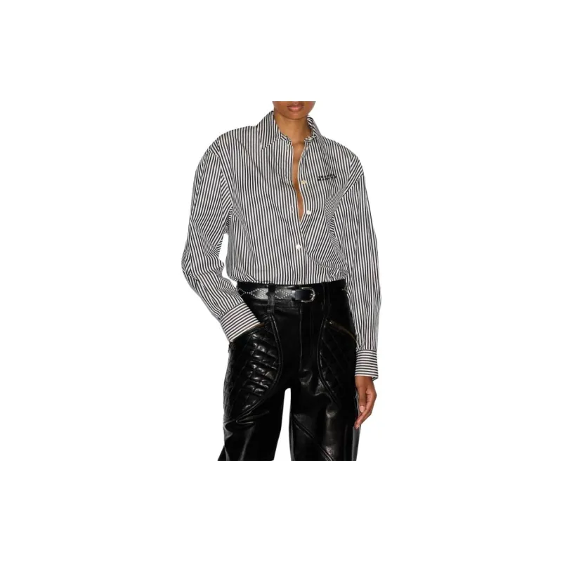 ISABEL MARANT Fabrizia Stripe Printed Shirt-1
