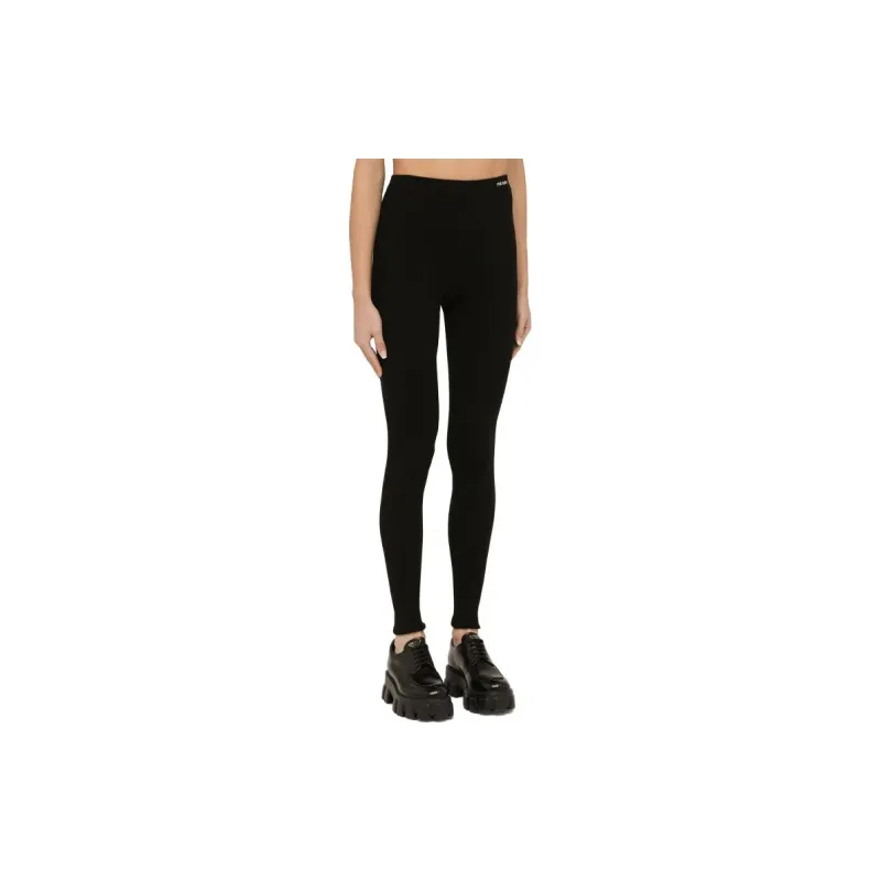 PRADA FW23 Leggings Women's Black-5