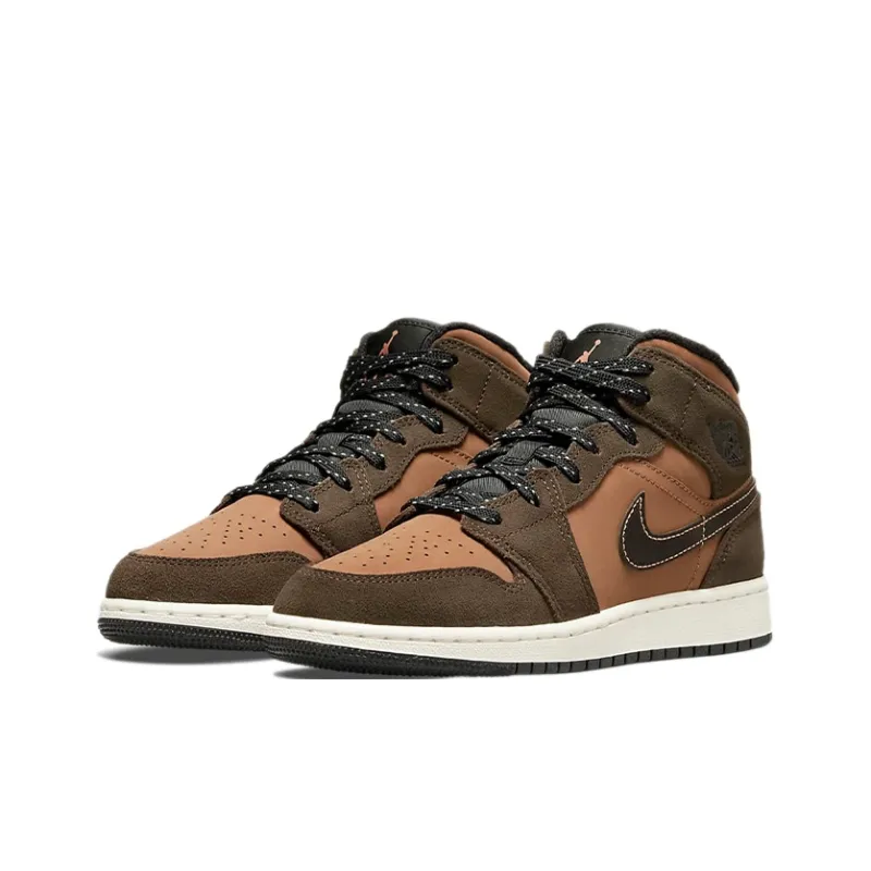 Jordan 1 Mid SE Dark Chocolate GS-2