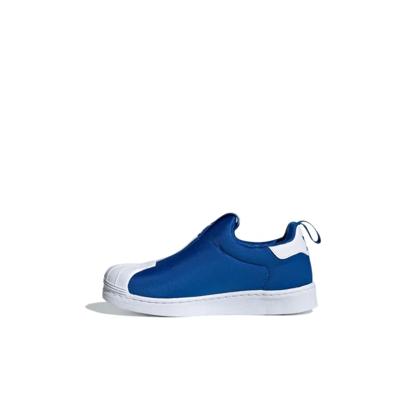 Adidas Originals 360 X C Breathable Low Top Kids' Skateboarding Shoes Blue Children Aged 3 7 Years Old-0