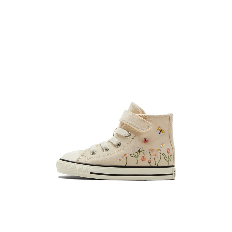 Converse Chuck Taylor All Star   Easy-On High TD 'Embroidered Floral Print - Natural Ivory'-0
