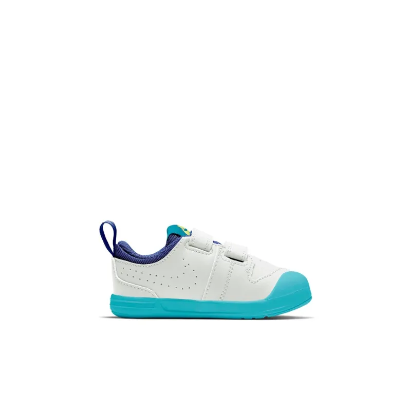 Nike Pico 5 Slip-Resistant Cushioning Wear-Resistant Breathable Low-Top Toddler Shoes White Blue Infant And Toddler-1