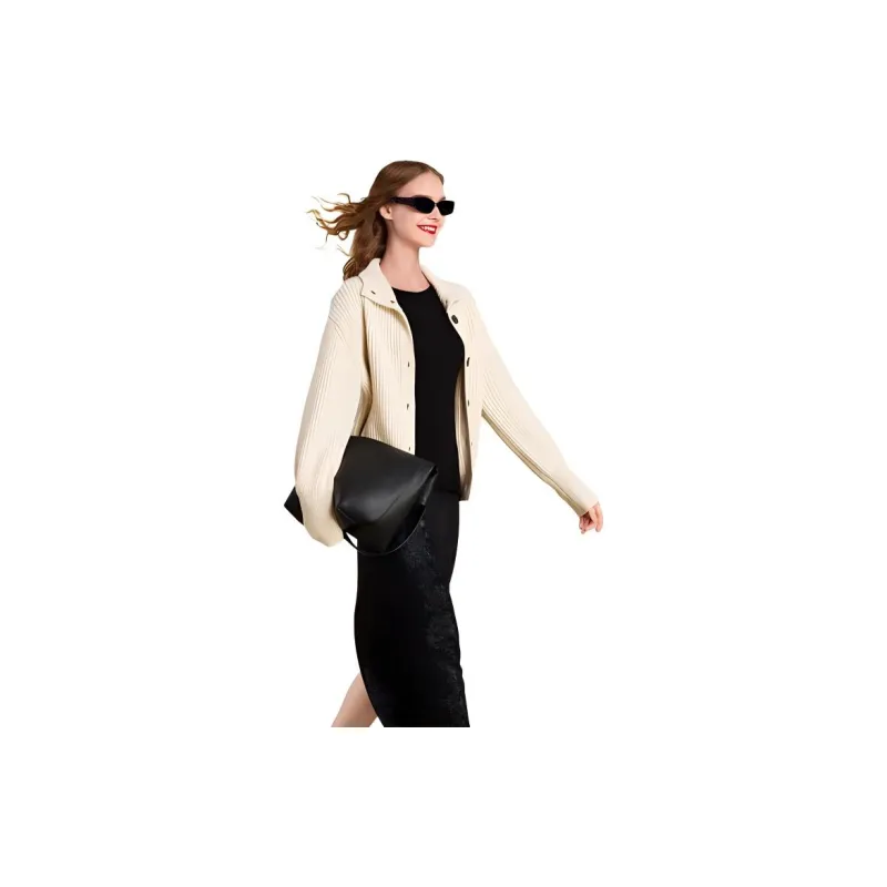 HAVVA Knitwear Women's Apricot-3