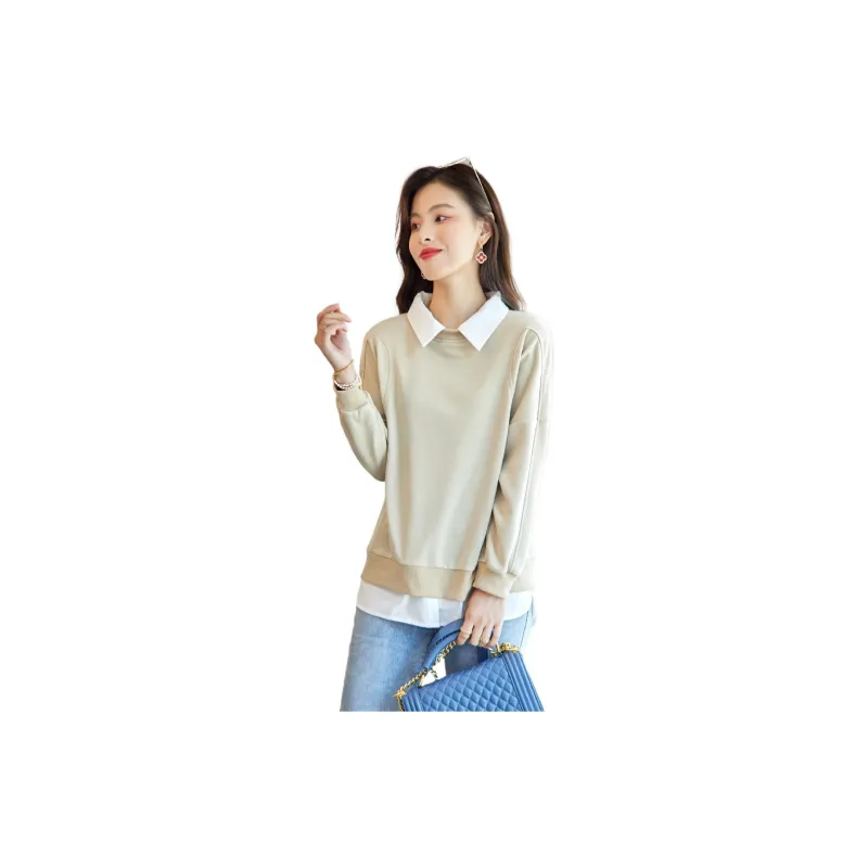 Like The Age Of Water Sweatshirt Women's Khaki-1