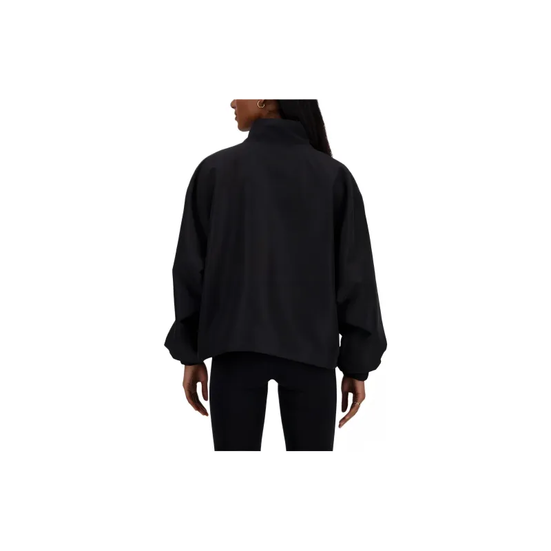 New Balance Sport Essentials Oversized Jacket Jackets Coats Women's Black-3