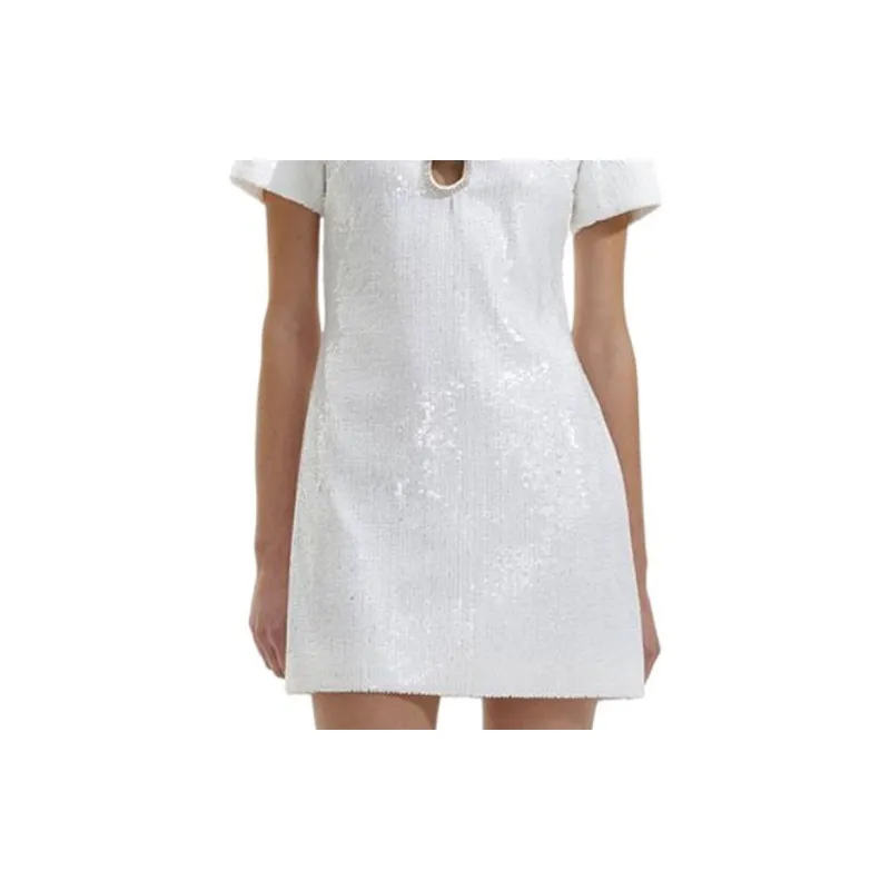 Self-portrait Sequin-Embellished Mini Dress-3