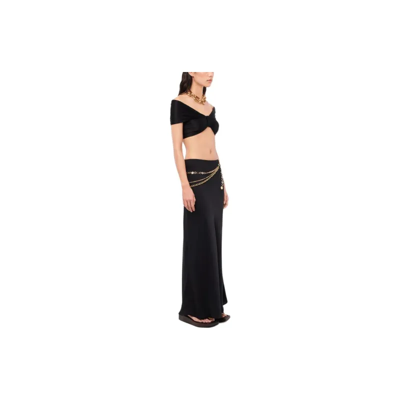 Paco Rabanne Bow Detailed Cropped Top-4