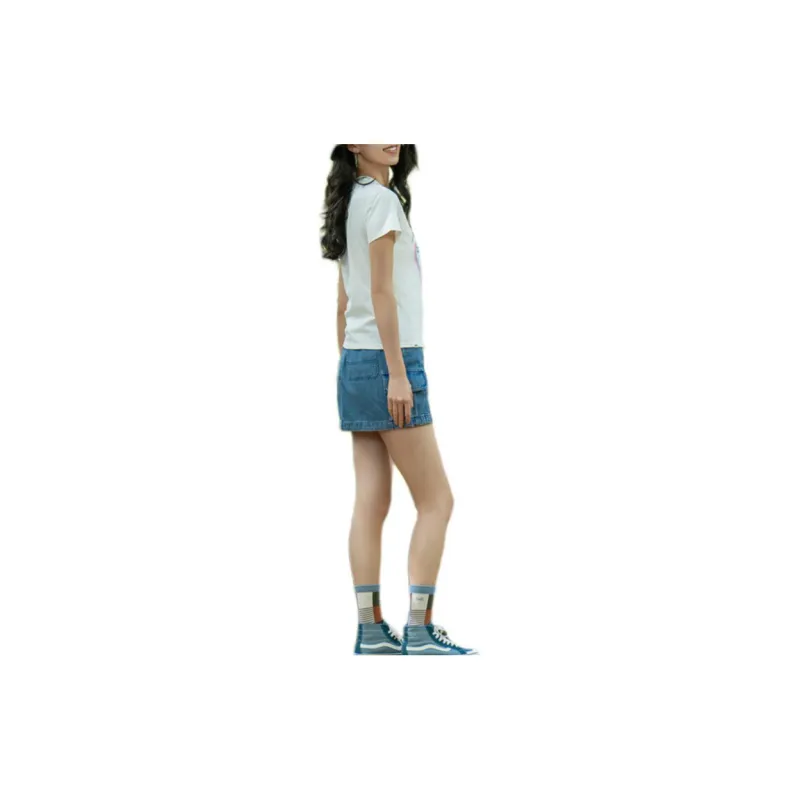 Vans T Shirts Women's Ecru-3