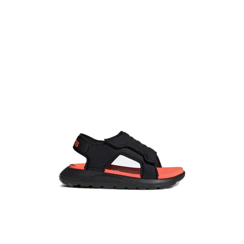 Adidas Comfort Sandal I Toddler Shoes Black Red Infant And Toddler-1