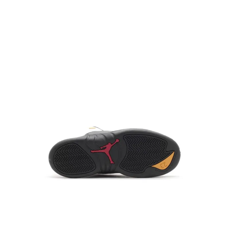 Jordan Air Jordan 12 'Taxi' High-Top Children's Basketball Shoes White Black Children Aged 3-7 Years Old-5