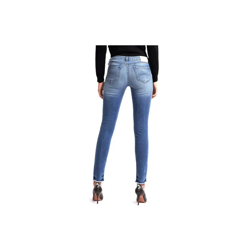EMPORIO ARMANI Denim Trousers Women's Blue-3