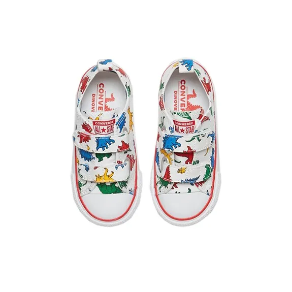 Converse Chuck Taylor All Star Low Hook And Loop TD 'Dinoverse Print'-2