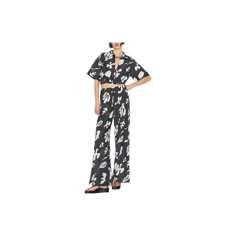 FRAME Casual Pants Women's Black-1