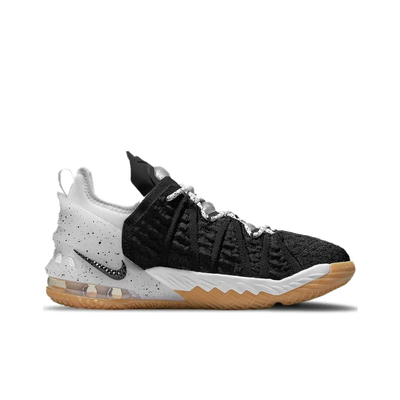 Nike LeBron 18 Black White Gum GS-1