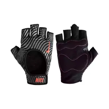 Nike Weightlifting Belts / Gym Gloves Protective Black White Polyester Female
