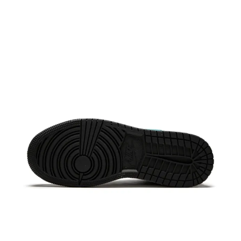 Jordan 1 Low Black Court Purple Turbo Green GS-5