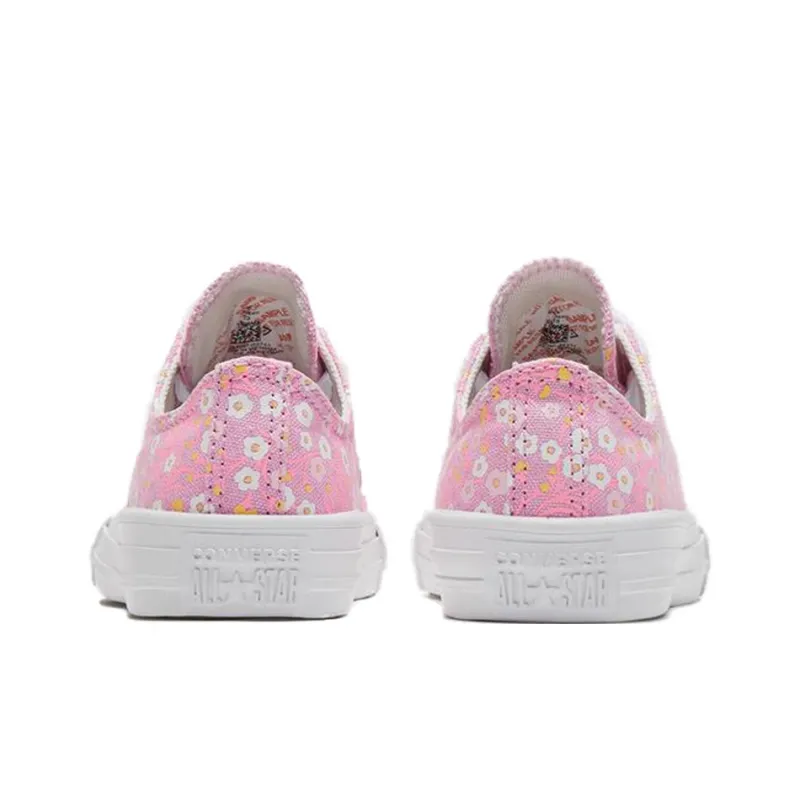 Converse Chuck Taylor All Star Non slip Lightweight Low Top Kids Canvas Shoes Pink Teenagers-3