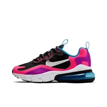 Nike Air Max 270 React Black Hyper Pink Vivid Purple GS