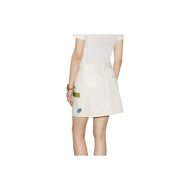 GUCCI SS24 Casual Short Skirts Women's White-2