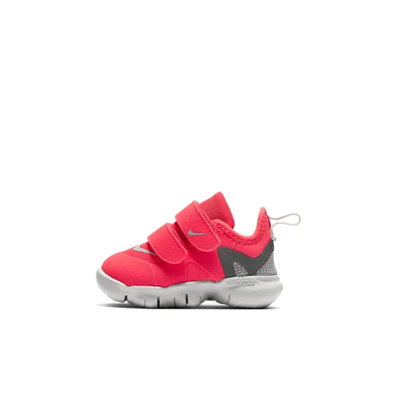 Nike Free RN 5.0 Laser Crimson Abrasion Resistant Breathable Low Top Toddler Shoes Dark Pink Infant And Toddler-0