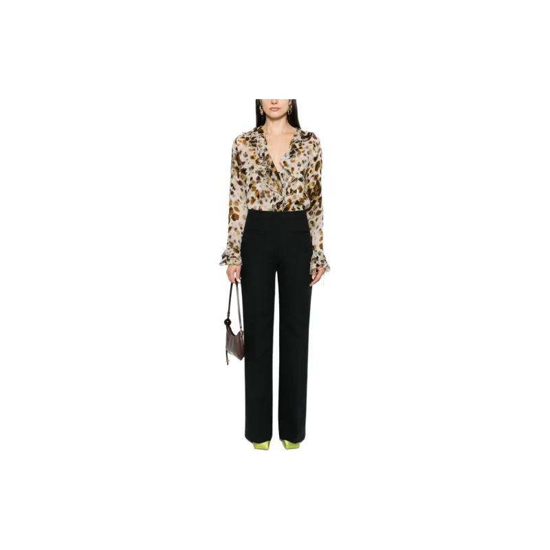 MSGM Pressed Crease Tailored Trousers-2