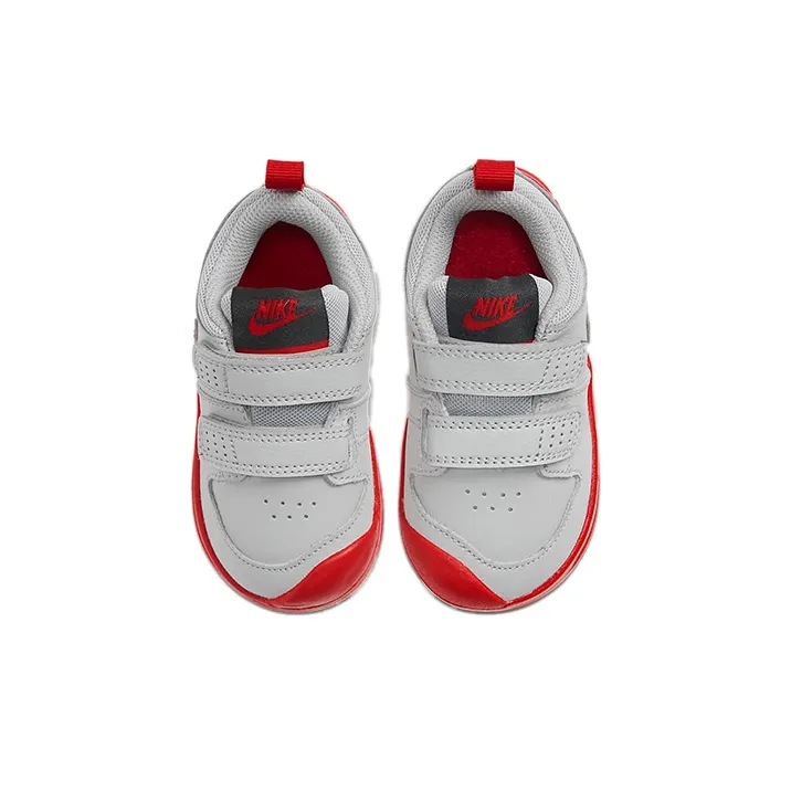 Nike Pico Slip Resistant Cushioning Wear Resistant Breathable Low Top Toddler Shoes Gray Red Infant And Toddler-3