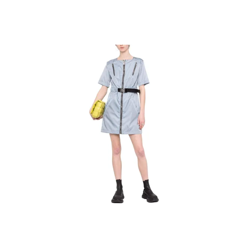 Givenchy Metallic Zip detail Short sleeved Dress-1