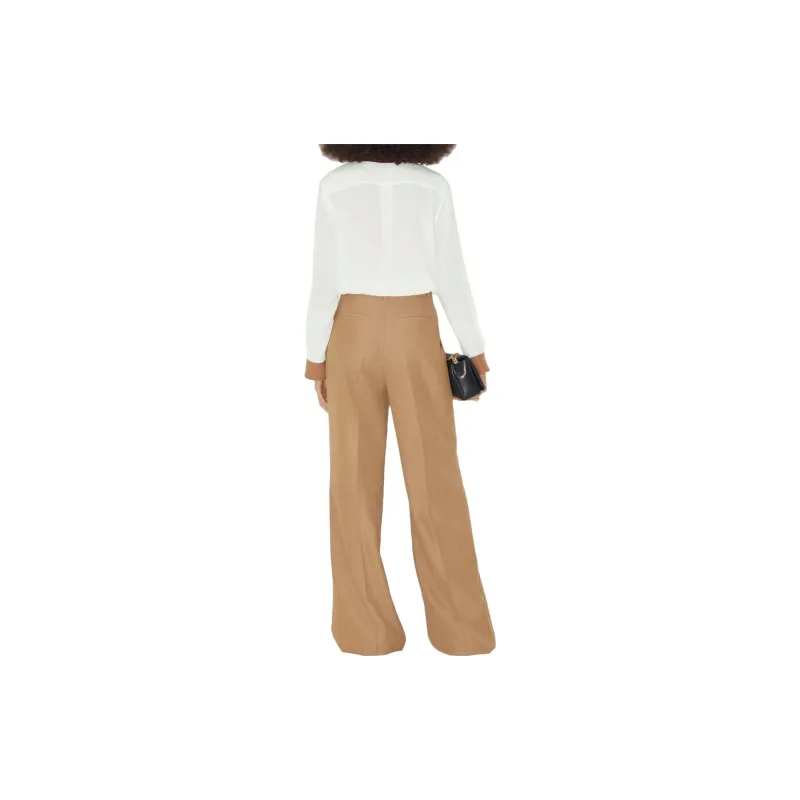 Burberry Contrast panel Silk Shirt-2
