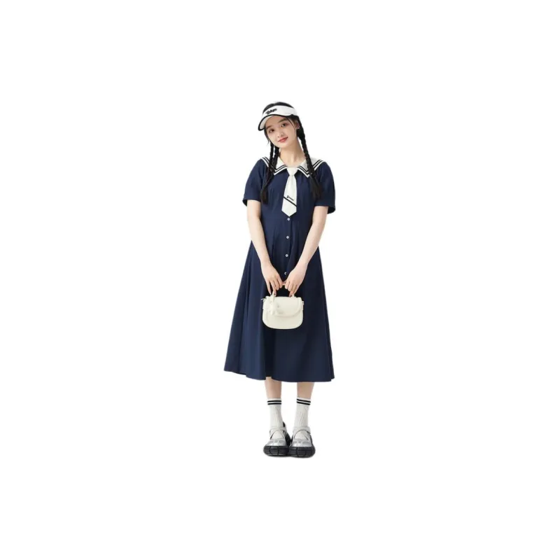 ZIHAN Short-Sleeved Dresses Women's-5