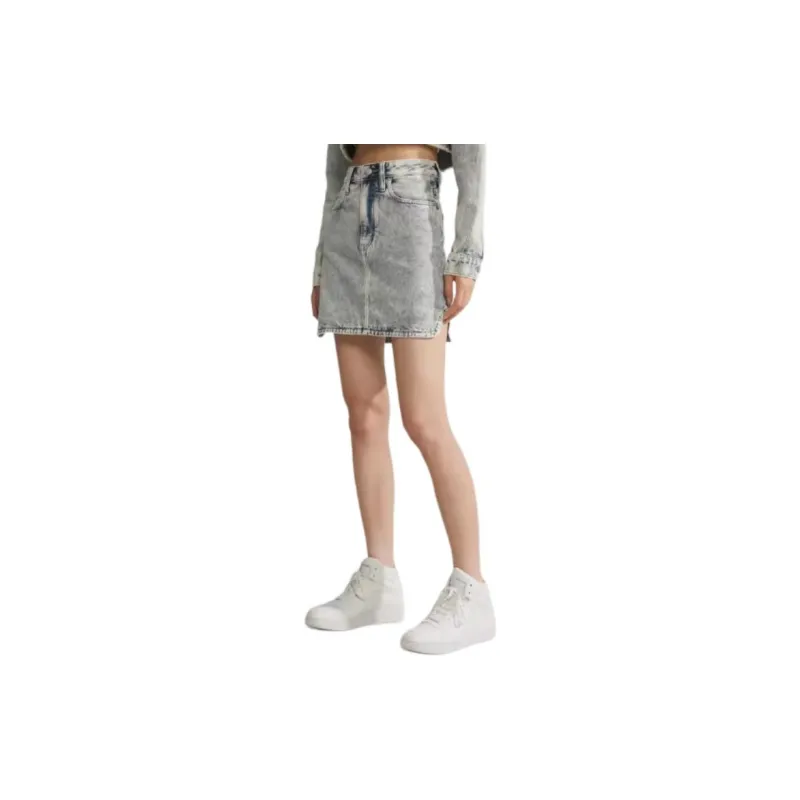 CALVIN KLEIN Denim Short Skirts Women's-2