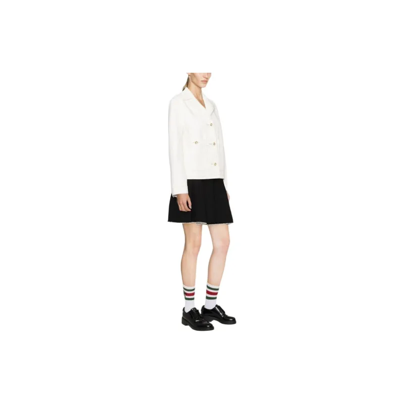 GUCCI Interlocking G Buttoned Jacket-3